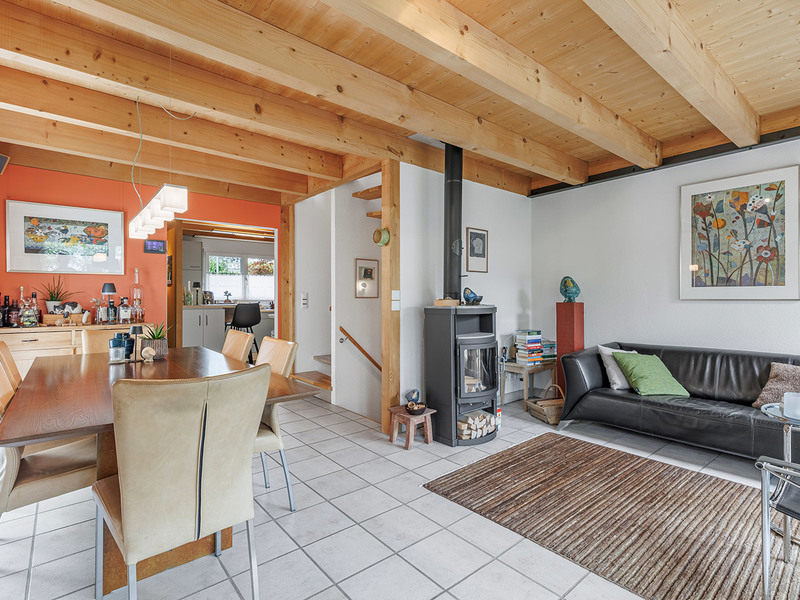 4.5-Zimmer Einfamilienhaus in Eggersriet - Wohnbereich