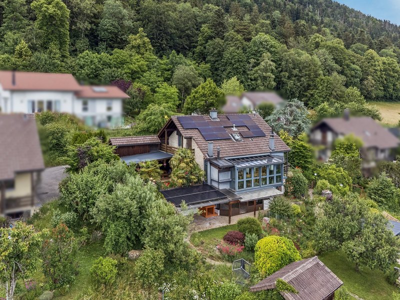 6.5-Zimmer Einfamilienhaus in Chézard-St-Martin - Aussicht
