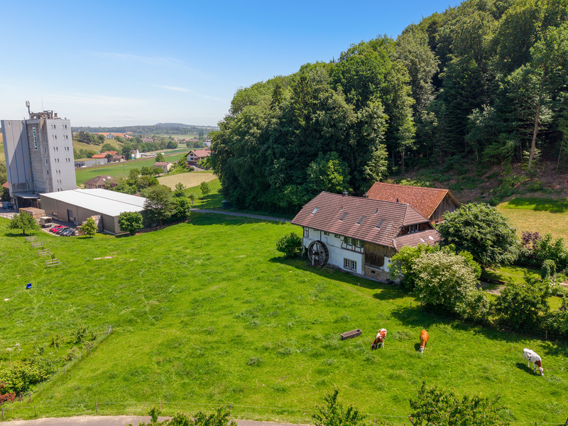 Bauland in Schüpfen - Aussicht