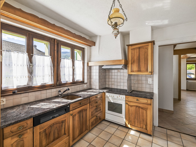 4.5-Zimmer Einfamilienhaus in Chalais - Küche