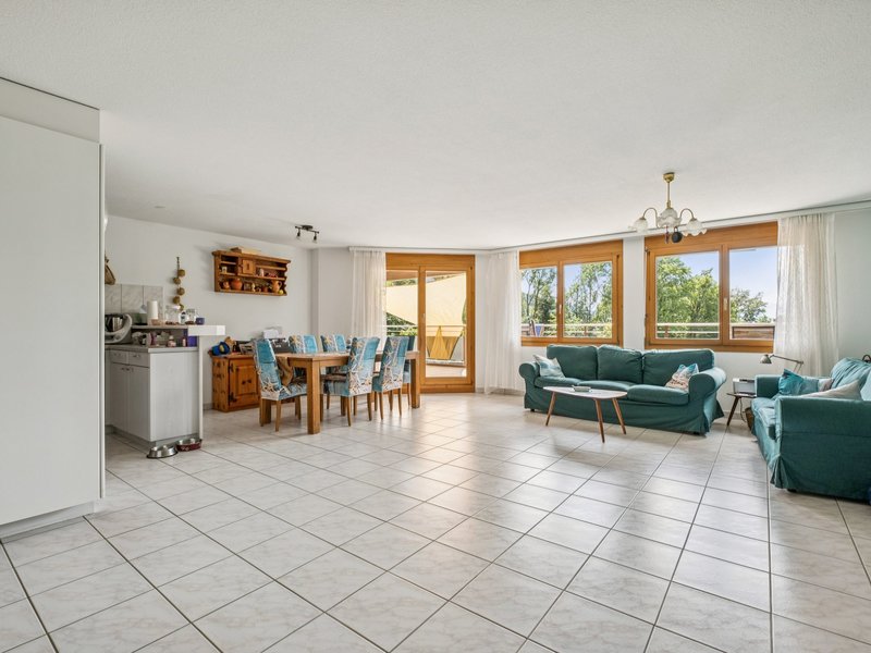 Appartamento terrazzato di 3.5 locali a Rothenthurm - Zona giorno