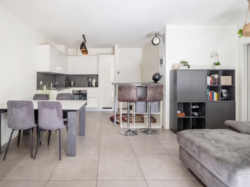 2.5-Zimmer Wohnung in Locarno - Wohn- und Essbereich