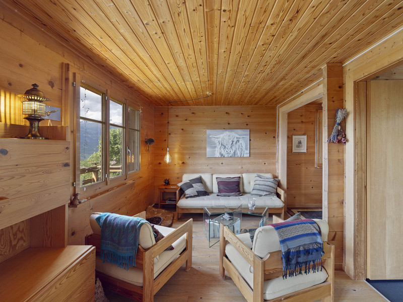 Maison individuelle de 3.5 pièces à Grône - Séjour