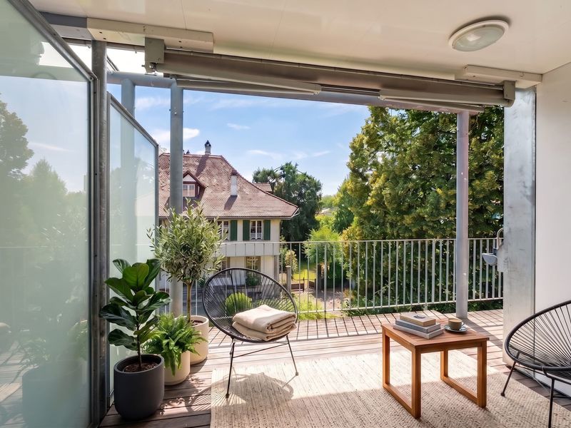 Duplex de 4.5 pièces à Ostermundigen - Surfaces extérieures