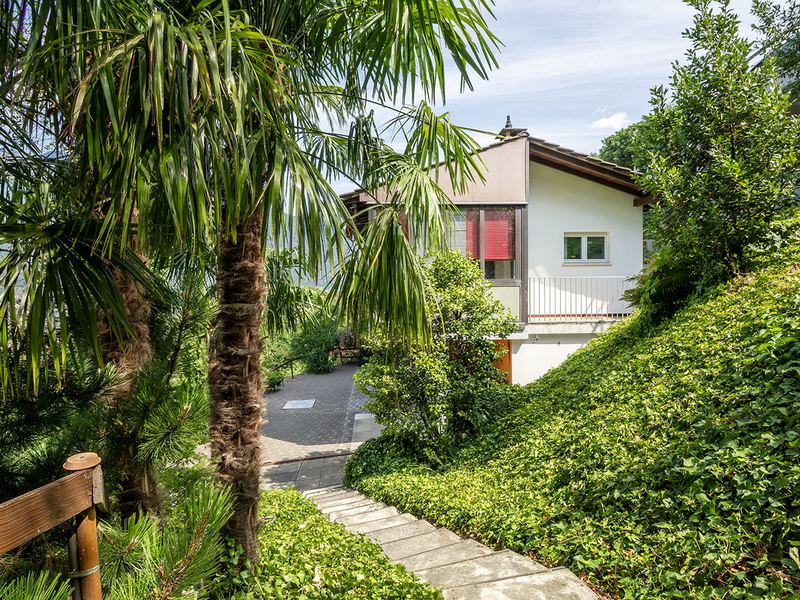 4.5-Zimmer Einfamilienhaus in Pianezzo - Aussenflächen