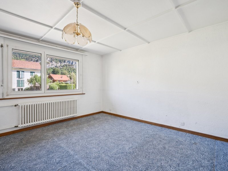 Maison individuelle de 5.5 pièces à Welschenrohr - Chambre