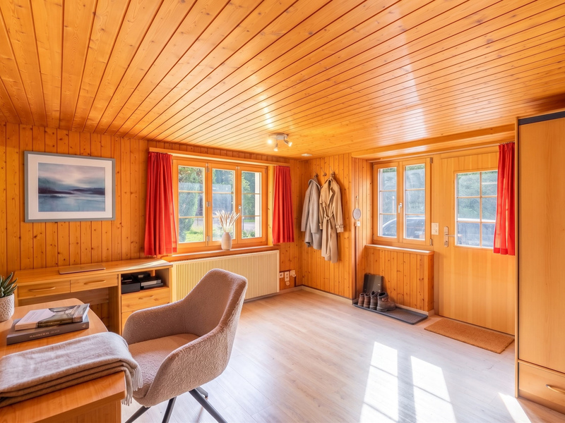 Immeuble collectif à Oberwil im Simmental - Séjour