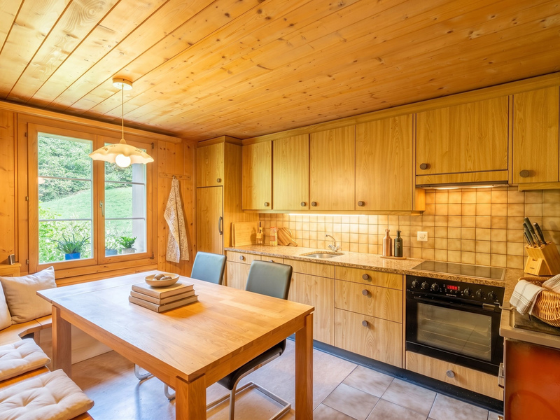 Immeuble collectif à Oberwil im Simmental - Cuisine