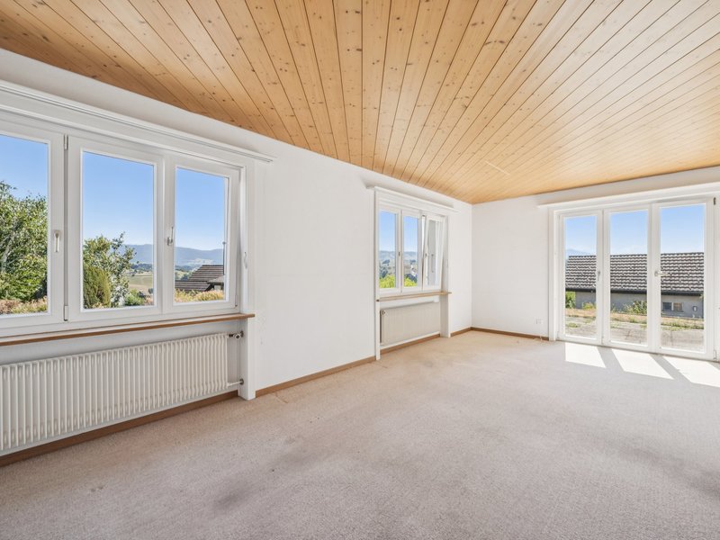 Maison individuelle de 9 pièces à Hirzel - Séjour