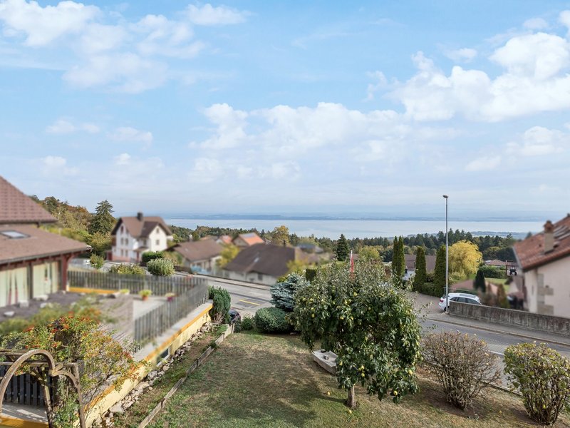 4.5-Zimmer Einfamilienhaus in Montmollin - Aussicht