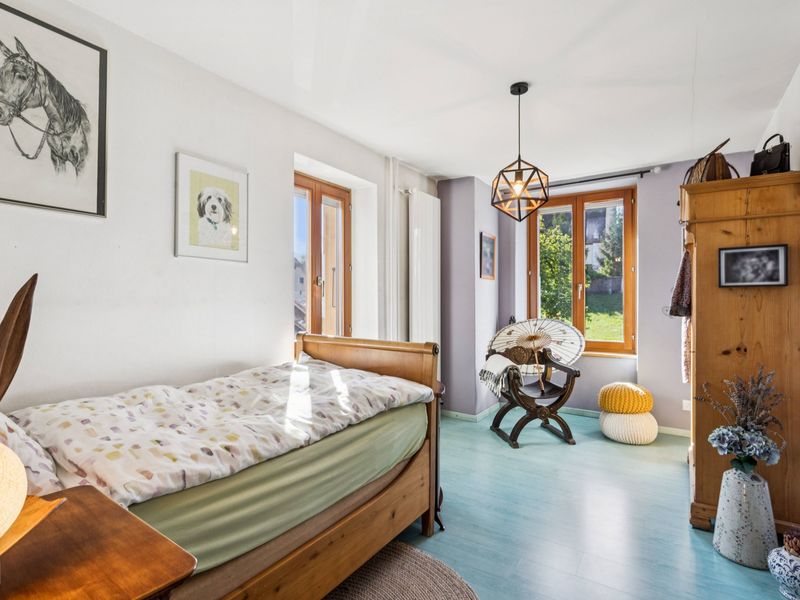 Maison individuelle de 6.5 pièces à Cugy - Chambre