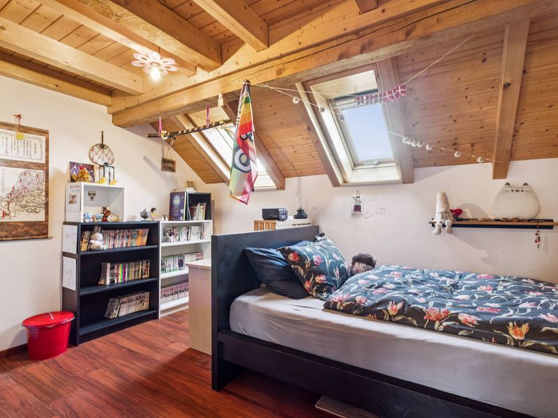 Maison individuelle de 6.5 pièces à Cugy - Chambre