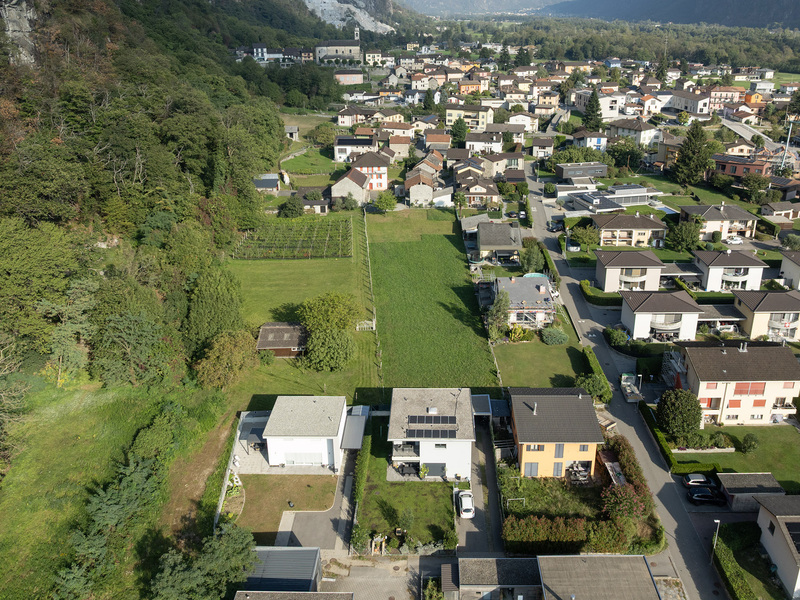 Bauland in Lodrino - Aussicht