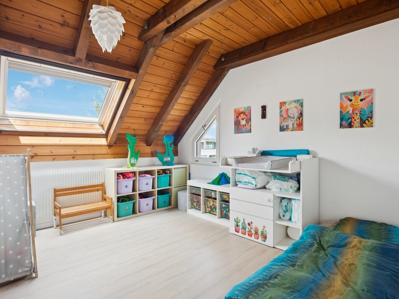 Duplex de 4.5 pièces à Lupfig - Chambre