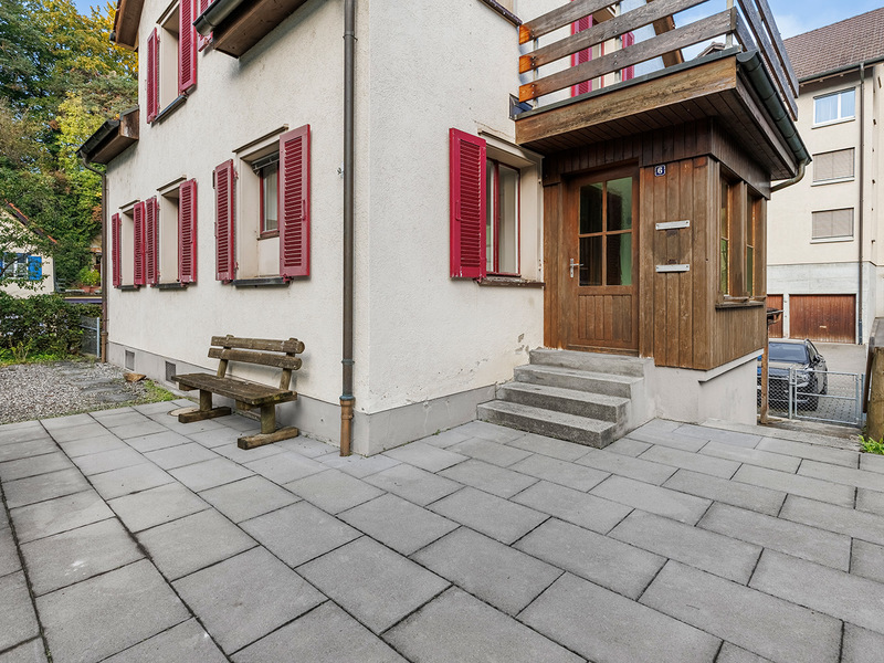 5.5-Zimmer Einfamilienhaus in Rorschach - Aussenflächen