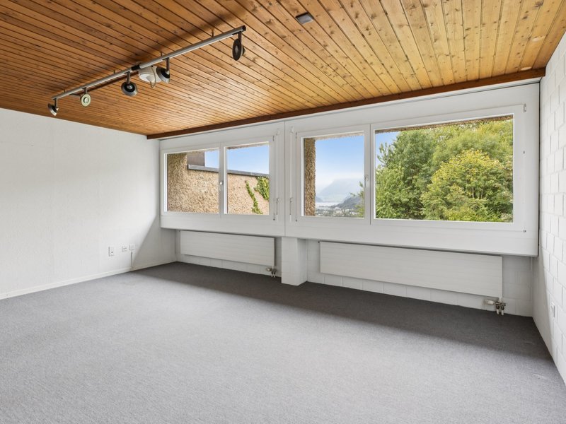 Maison d'angle mitoyenne de 5.5 pièces à Kriens - Chambre