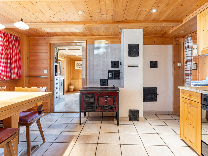 Maison individuelle de 9 pièces à St. Antönien - Séjour et salle à manger
