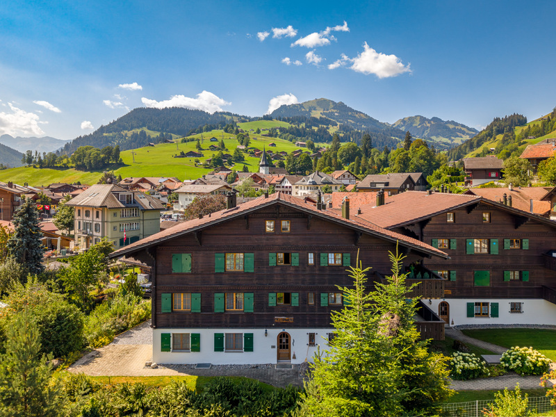 Appartement de 4.5 pièces à Zweisimmen - Surfaces extérieures