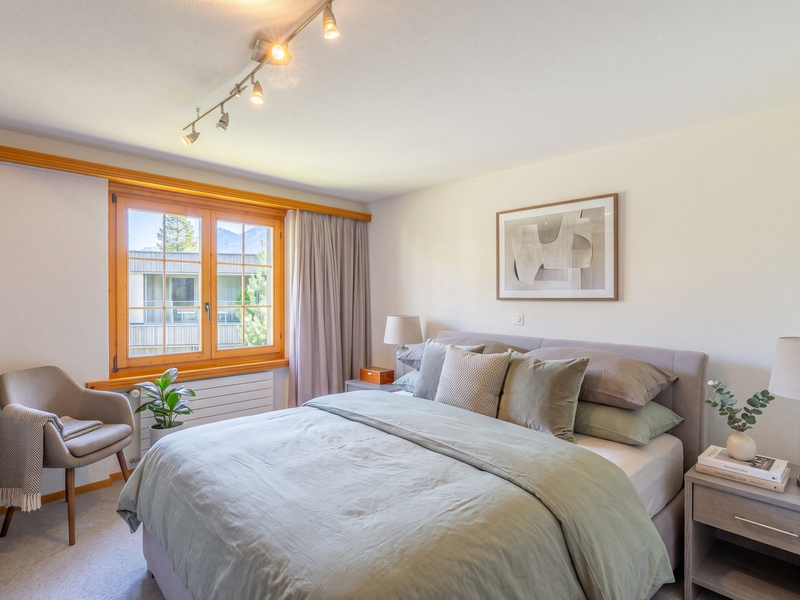 Appartement de 4.5 pièces à Zweisimmen - Chambre