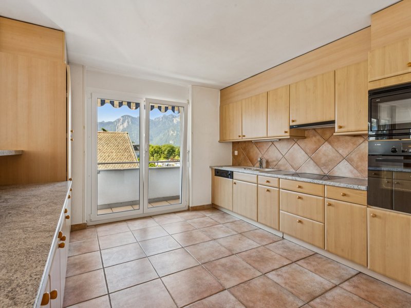3.5-Zimmer Wohnung in Villeneuve - Küche