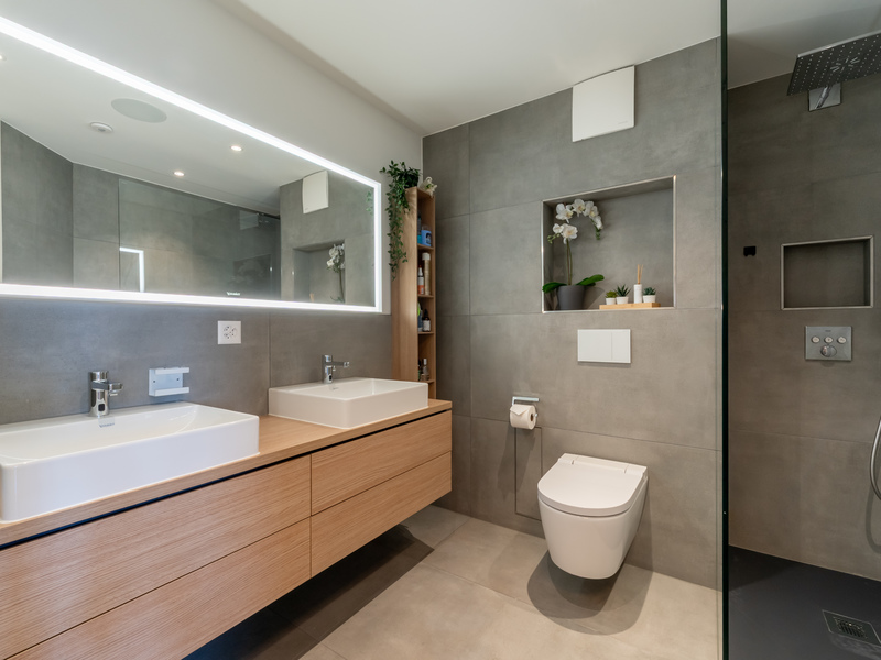 6.5-Zimmer Maisonette in Boniswil - Badezimmer