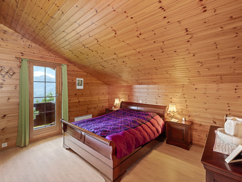 Maison individuelle de 4.5 pièces à Arbaz - Chambre