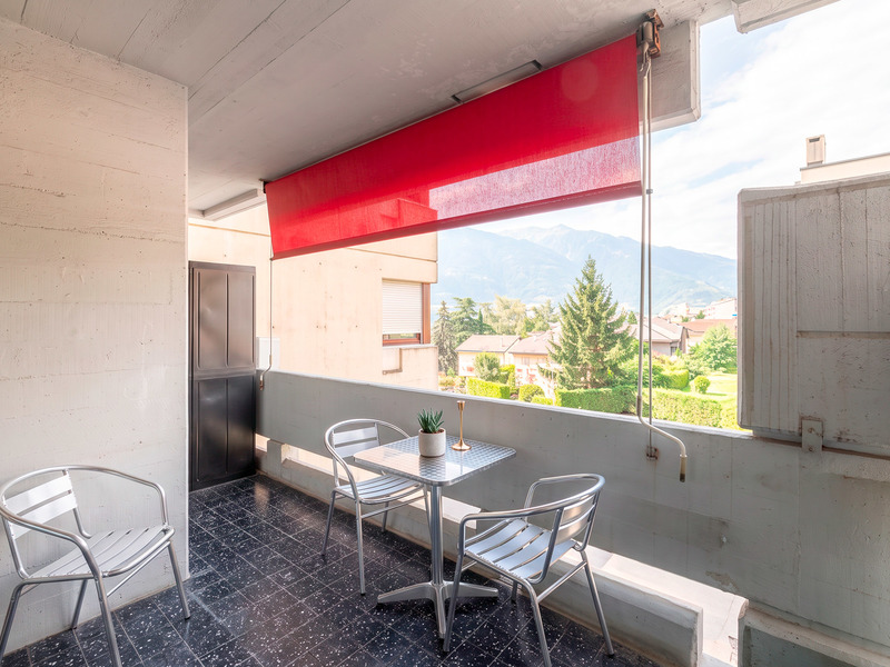 Appartement de 4.5 pièces à Sierre - Surfaces extérieures