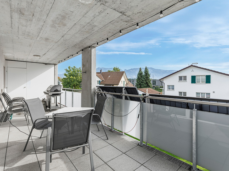 4.5-Zimmer Wohnung in Widnau - Aussenflächen