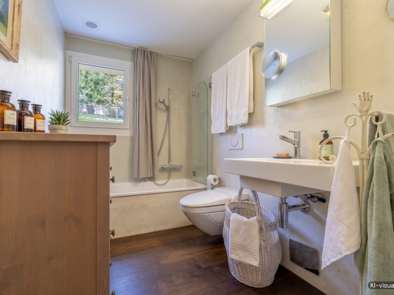 3.5-Zimmer Wohnung in Grosshöchstetten - Badezimmer