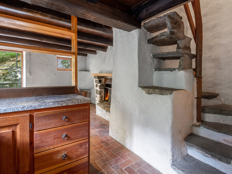 3.5-Zimmer Einfamilienhaus in Cerentino - Wohnbereich