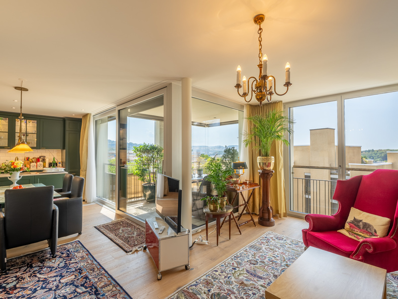 Appartement de 3.5 pièces à Bolligen - Séjour et salle à manger