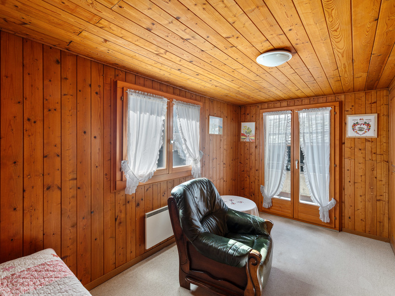 Maison individuelle de 4.5 pièces à Les Granges (Salvan) - Chambre