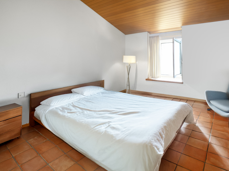 Appartement de 3.5 pièces à Aldesago - Chambre