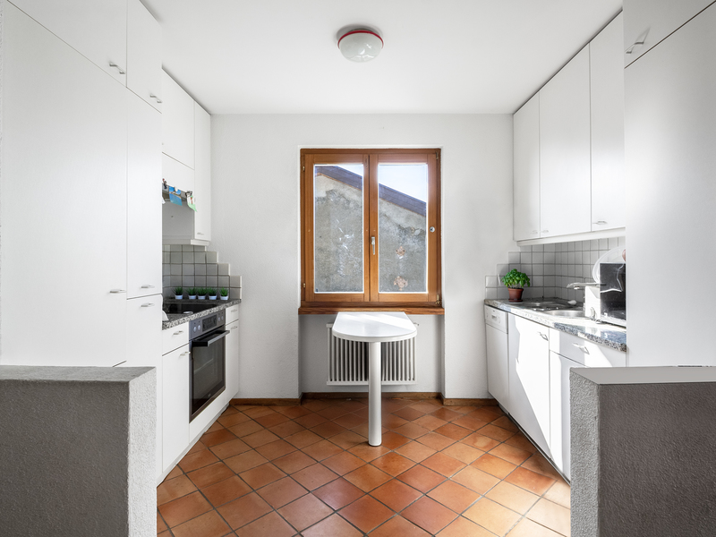 Appartement de 3.5 pièces à Aldesago - Cuisine
