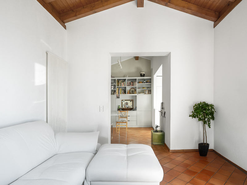 Appartement de 3.5 pièces à Aldesago - Séjour et salle à manger