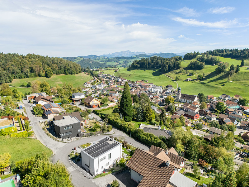 4.5-Zimmer Einfamilienhaus in Mosnang - Aussicht