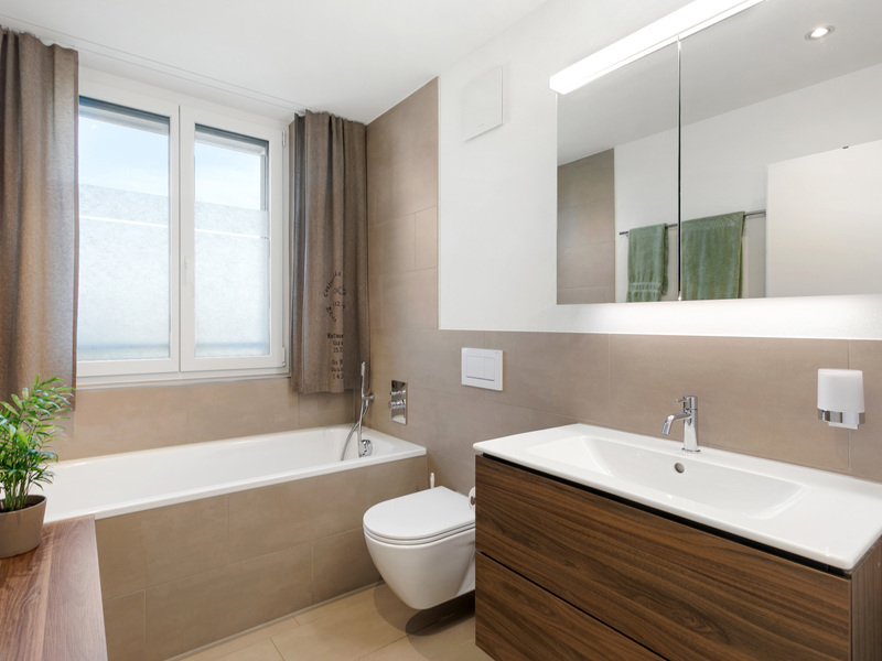 Appartement de 4.5 pièces à Winden - Salle de bain