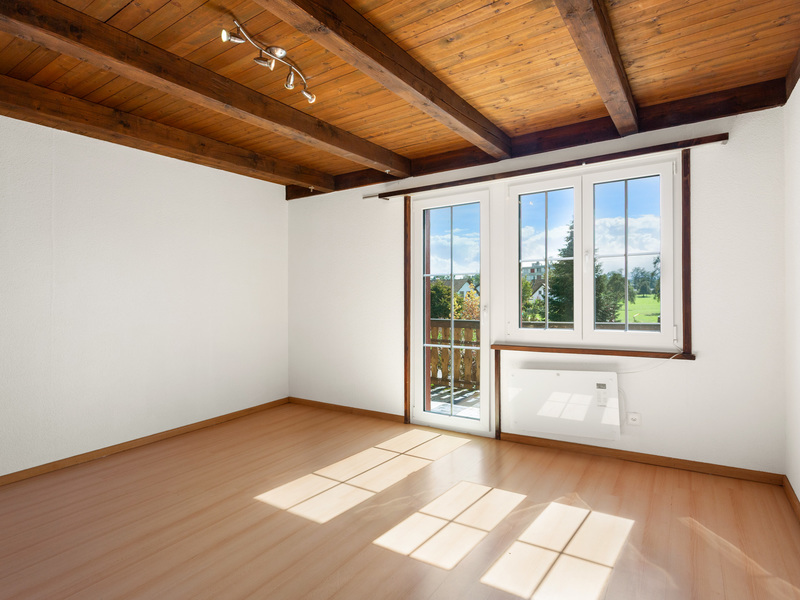 Moitié de maison jumelle de 6.5 pièces à Salmsach - Chambre