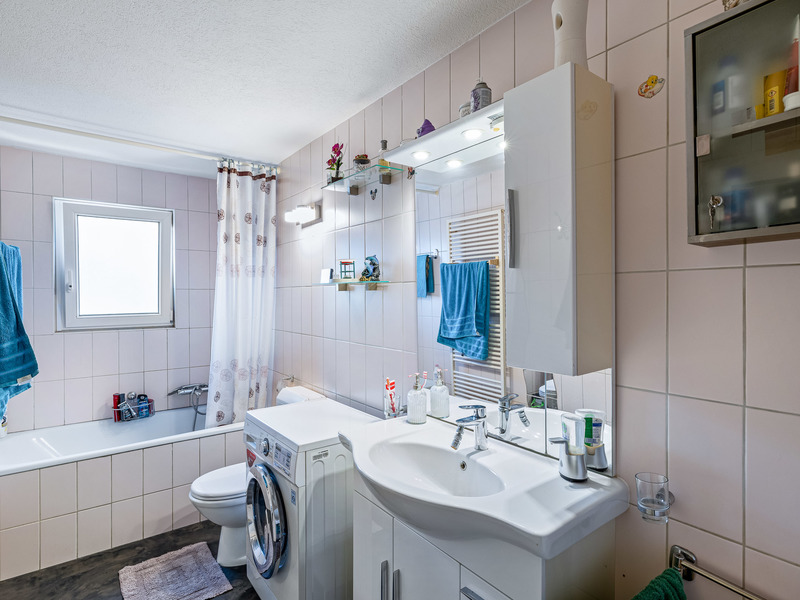 Appartement de 3.5 pièces à Chalais - Salle de bain