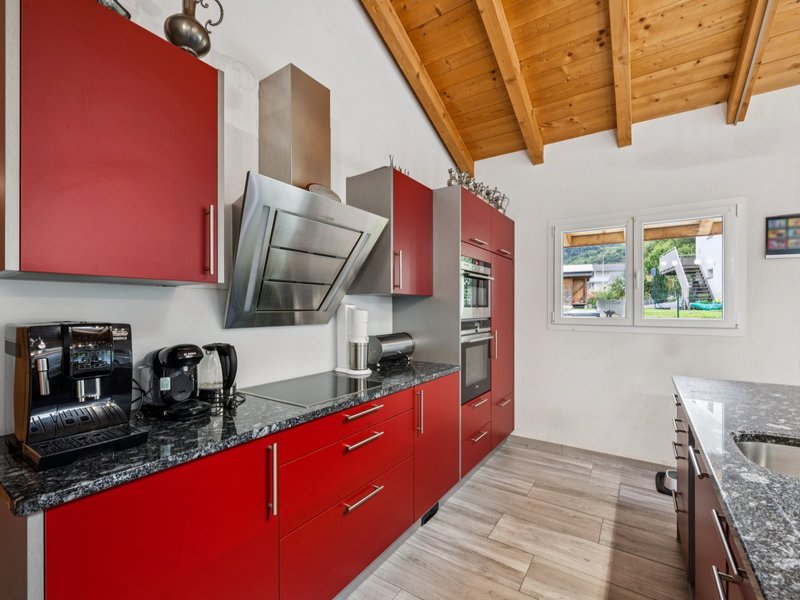 5.5-Zimmer Einfamilienhaus in Muraz - Küche