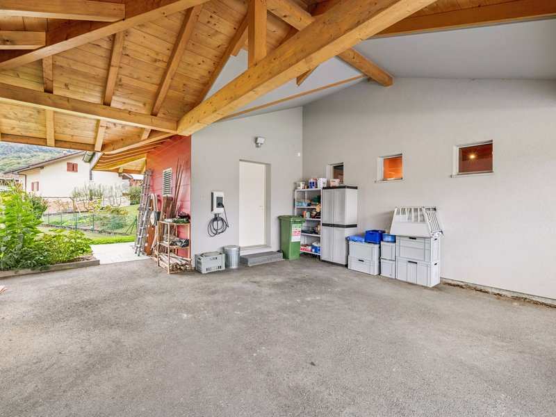 5.5-Zimmer Einfamilienhaus in Muraz - Aussenflächen