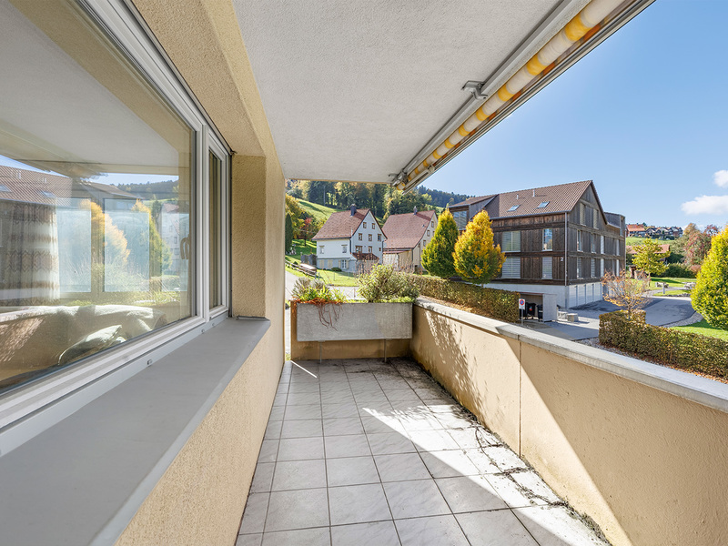 4.5-Zimmer Wohnung in Grub AR - Aussenflächen
