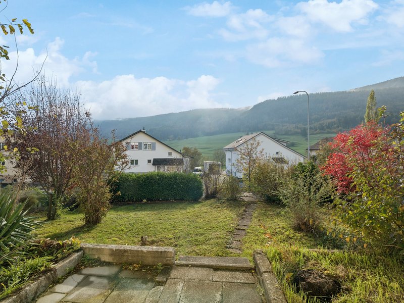 7.5-Zimmer Einfamilienhaus in Welschenrohr - Aussenflächen