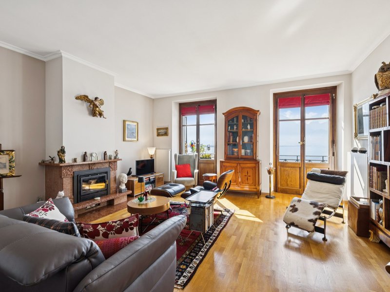 Appartement de 3.5 pièces à Veytaux - Séjour