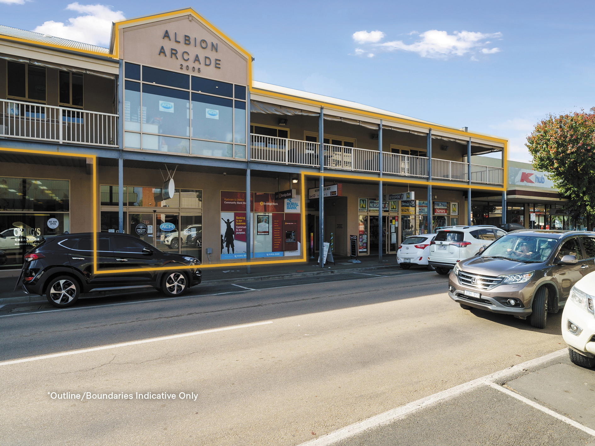 Bendigo Bank Anchored Retail Complex Between Woolworths & Kmart