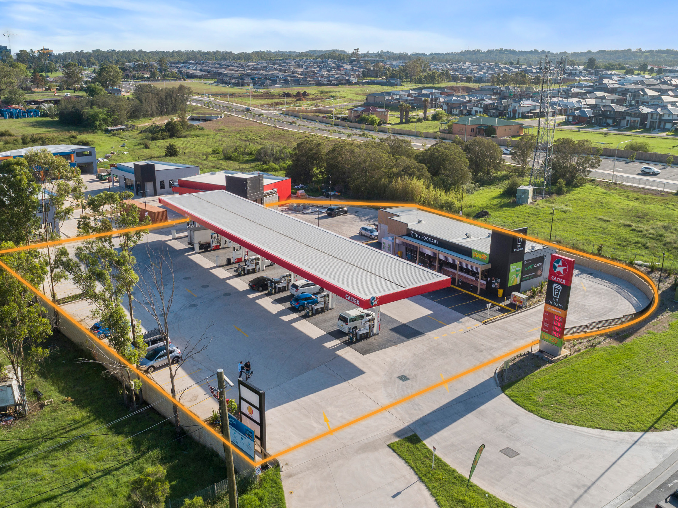 Sydney’s Newest Service Station Sydney’s Fastest Growing Area Burgess Rawson