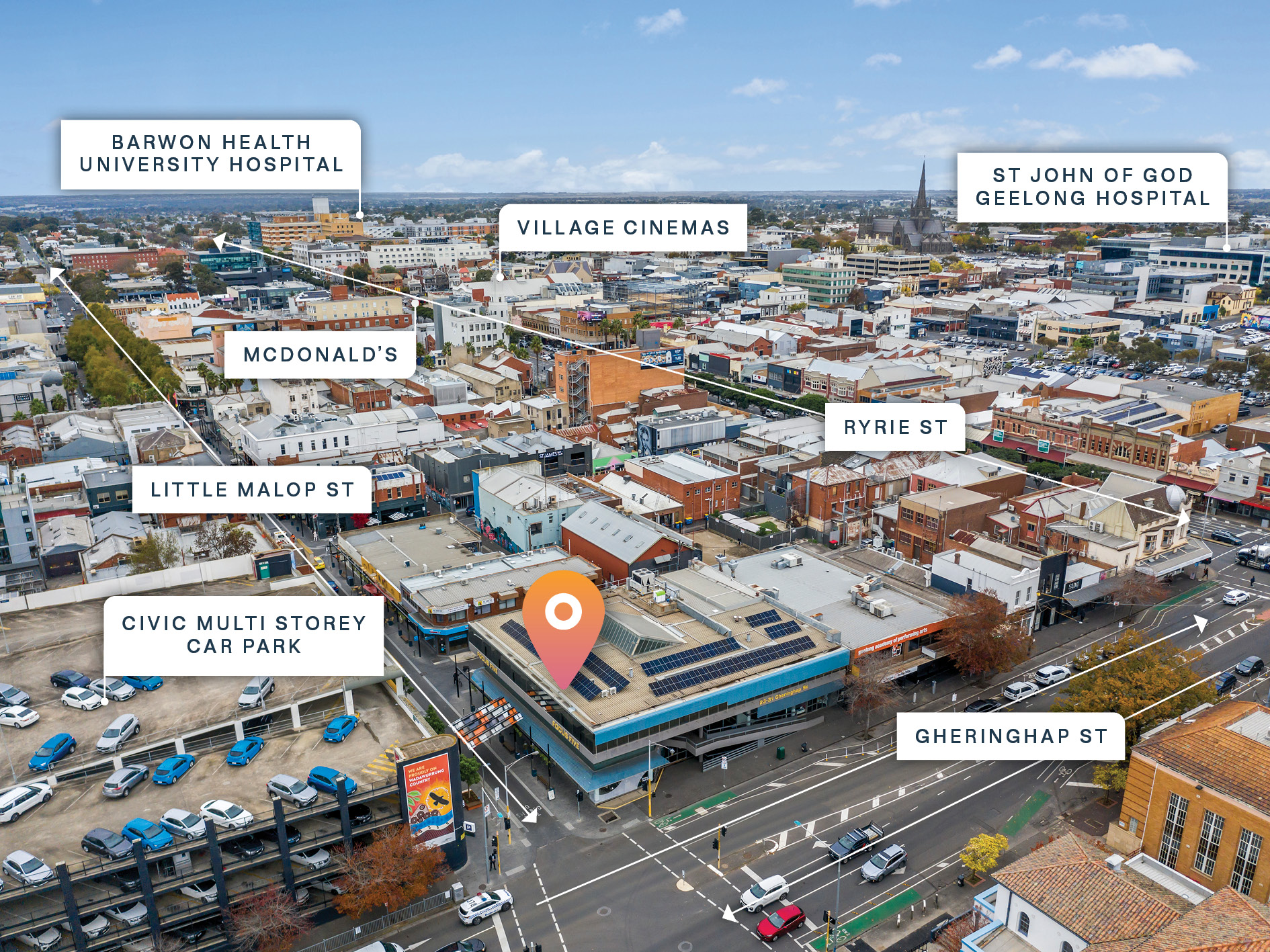 Fully Leased Geelong CBD Investment Strategic Position, Evolving Precinct Burgess Rawson