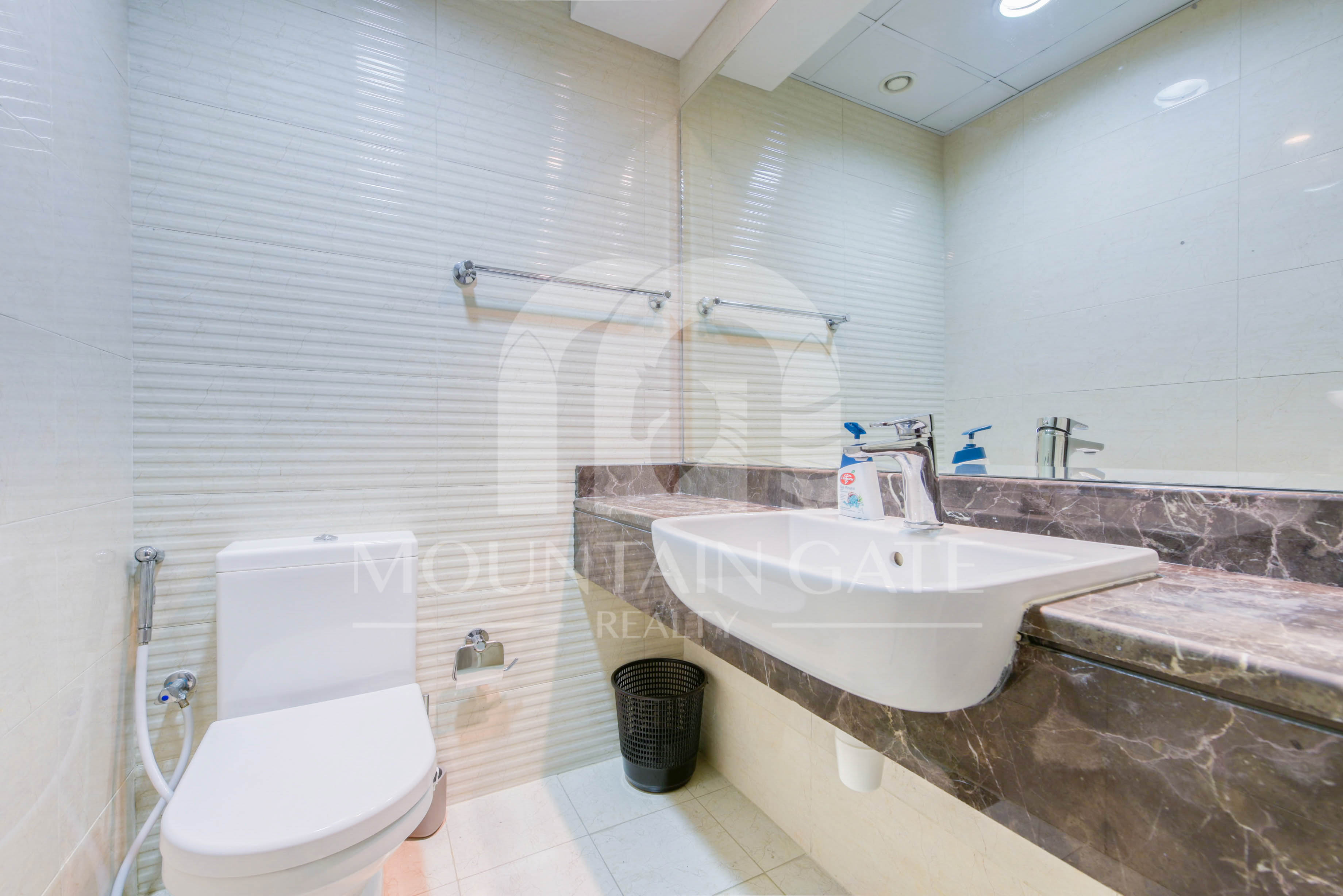 Furnished Rented High Floor Five Hotel View 1BR Jumeirah Village Circle Mountain Gate