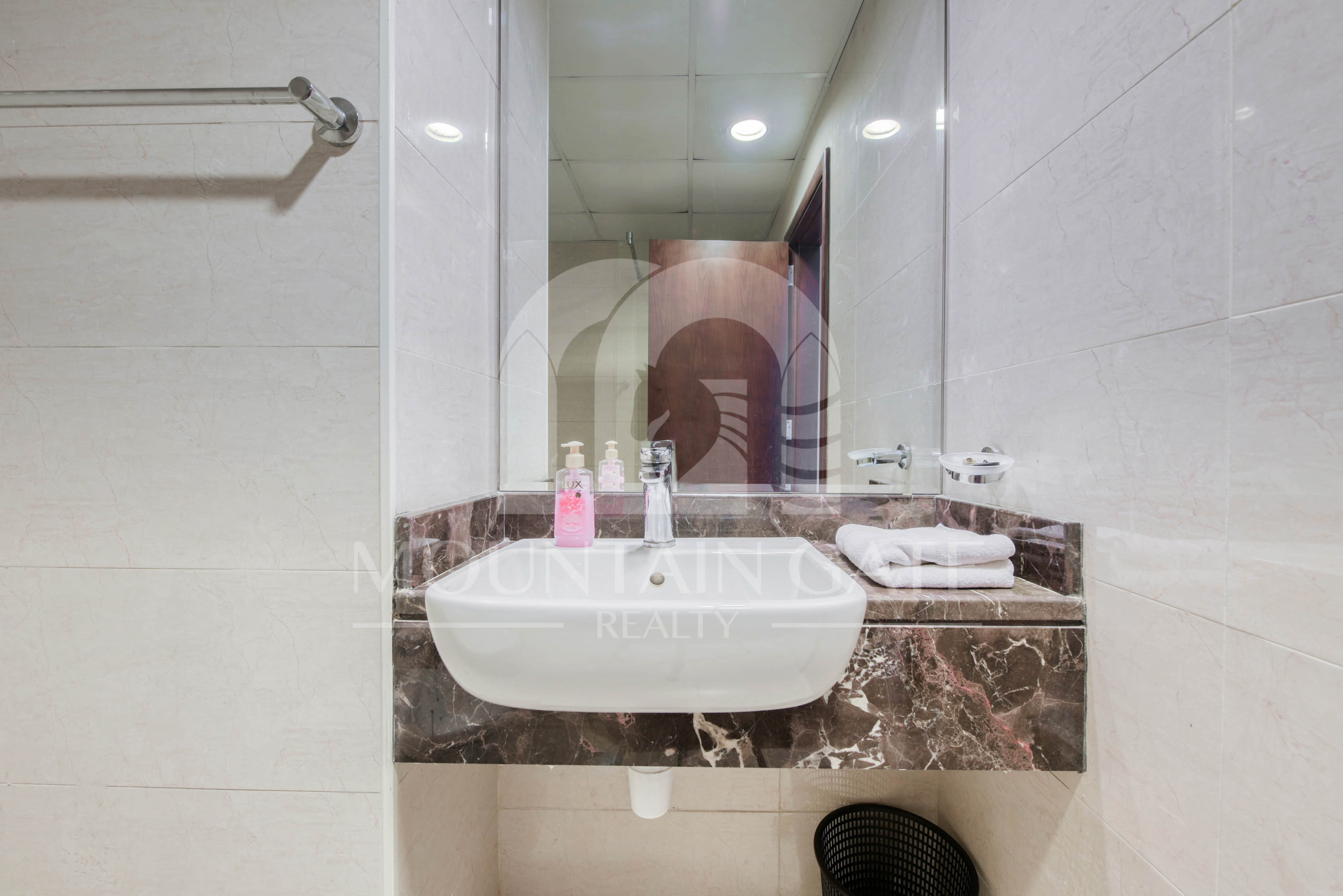 Furnished Rented High Floor Five Hotel View 1BR Jumeirah Village Circle Mountain Gate
