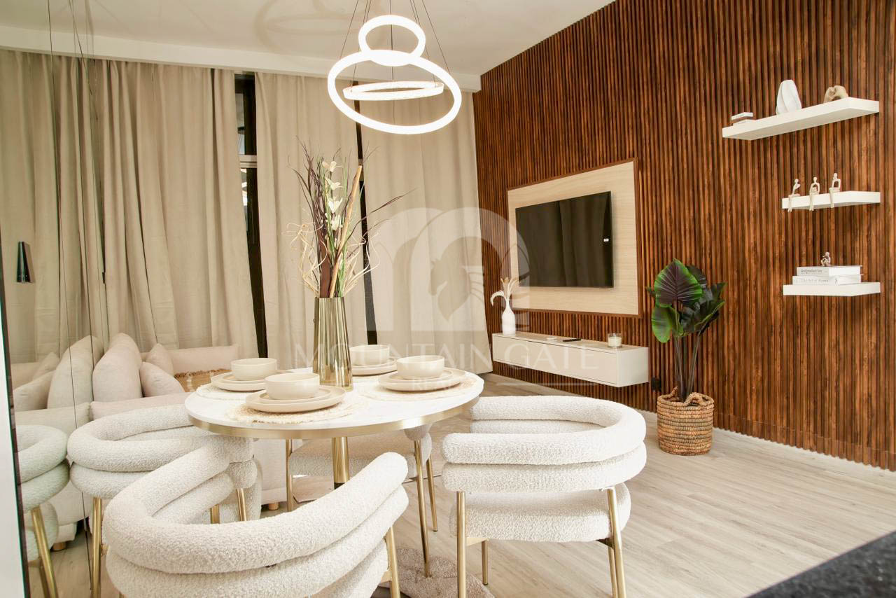 New Renovated Luxury Furnished Panoramic View VOT 2BR Jumeirah Village Circle Mountain Gate